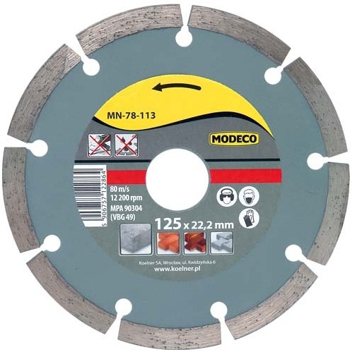 Modeco ściernica diamentowa segmentowa 115 mm Uran marki MN-78-112