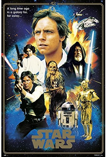 Grupo Erik Editores Plakat Star Wars  40th Anniversary  Heroes  61 x 91.5 cm GPE5163
