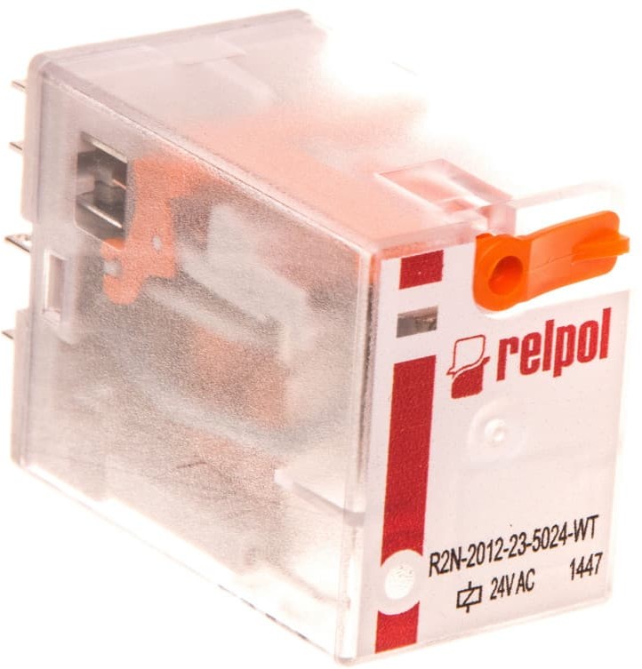 Relpol Przekaźnik przemysłowy 2P 24V AC AgNi R2N-2012-23-5024-WT 860940 860940