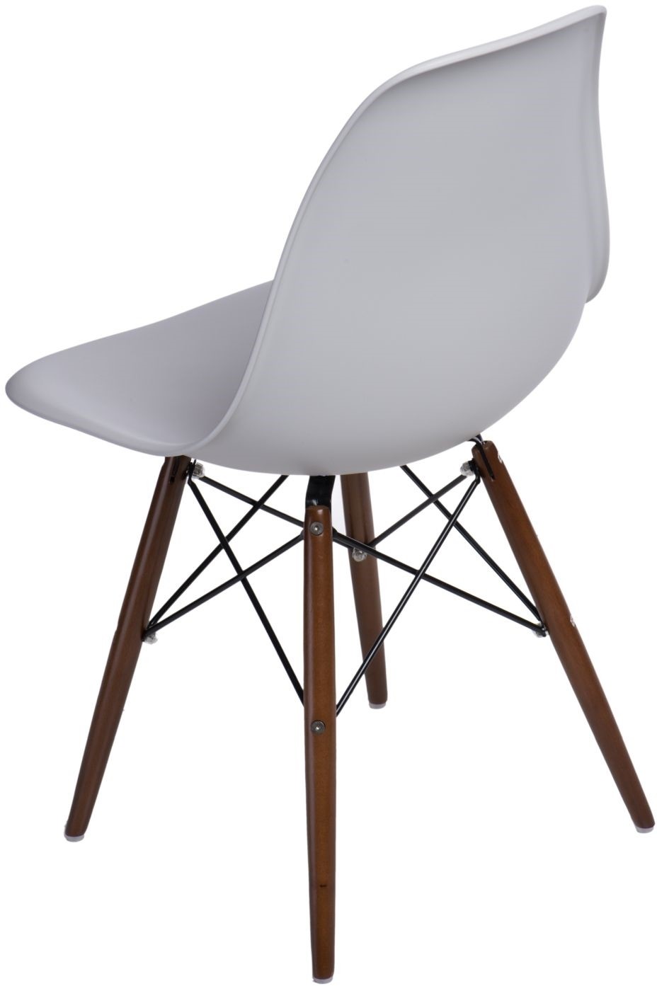 D2.Design Krzesło P016W PP light grey/ dark nogi 80402