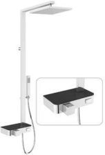 NOVELLINI FLOWT-A PANEL termostat półka szklana Flow biały