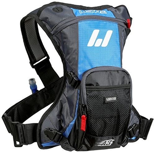USWE Sports uswe Hydration Pack A3 Challenger  1 Litre (Plus 2 Litre Bladder) Cyan Szary, czarny