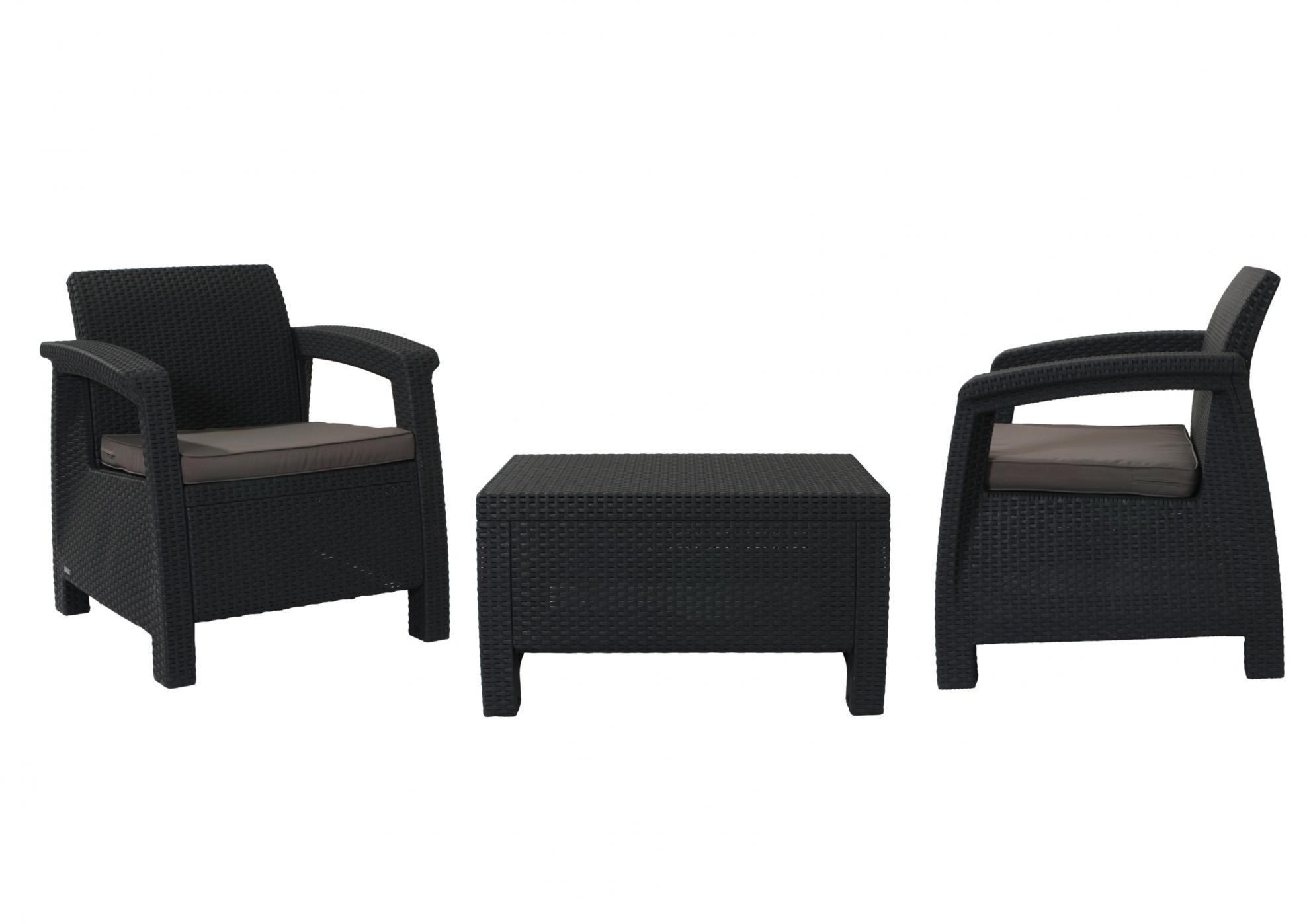 Allibert CORFU II antracyt szary