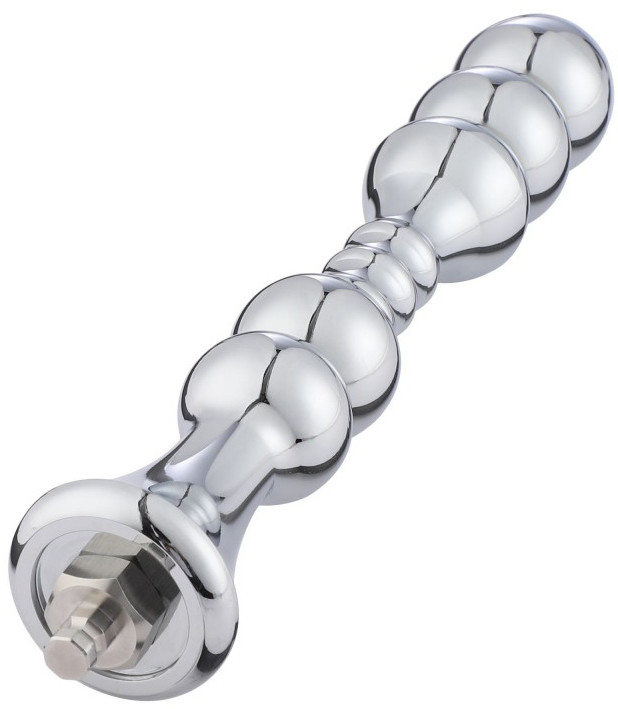 HiSmith HiSmith HSA98 Metal Pearl Aluminium Anal Dildo KlicLok 8.2"