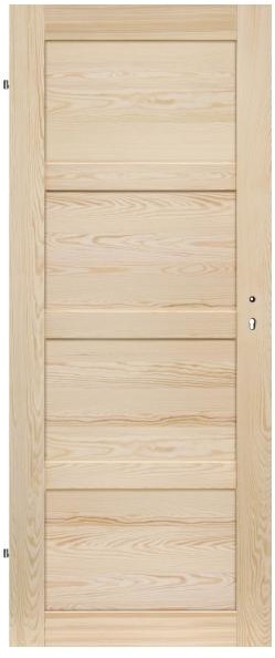 Drzwi pełne Connemara 80 lewe sosna bezsęczna IND19_SW0640C