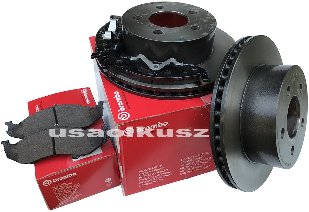 brembo Klocki tarcze hamulcowe przednie BREMBO Jeep Wrangler TJ 1999-2006 09.9905.11+P37004