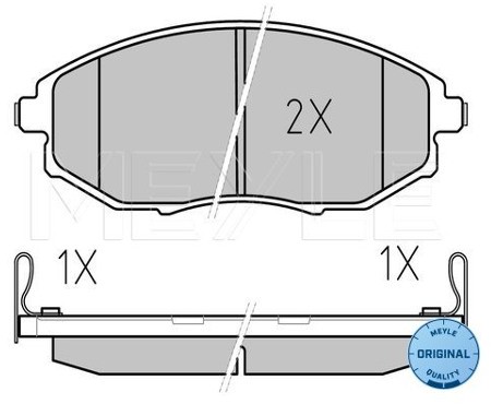 Wulf Gaertner Autoparts Zestaw klocków hamulcowych, hamulce tarczowe Wulf Gaertner Autoparts 025 248 6417/W