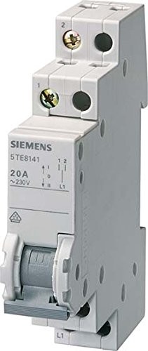 Siemens Indus.Sector wyłącznik grupa 5te8141 20 A, 1 grupy przełącznikiem do montażu szeregowego 4001869209968 5TE8141