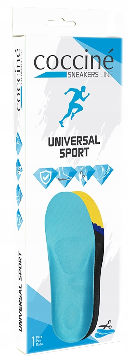 Wkładki Universal Sport Profilowana Piankowa 36-39
