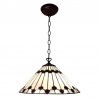 Clayre & Eef Lampa Sufitowa Tiffany Na Łańcuchu B Clayre & Eef 5LL-6176