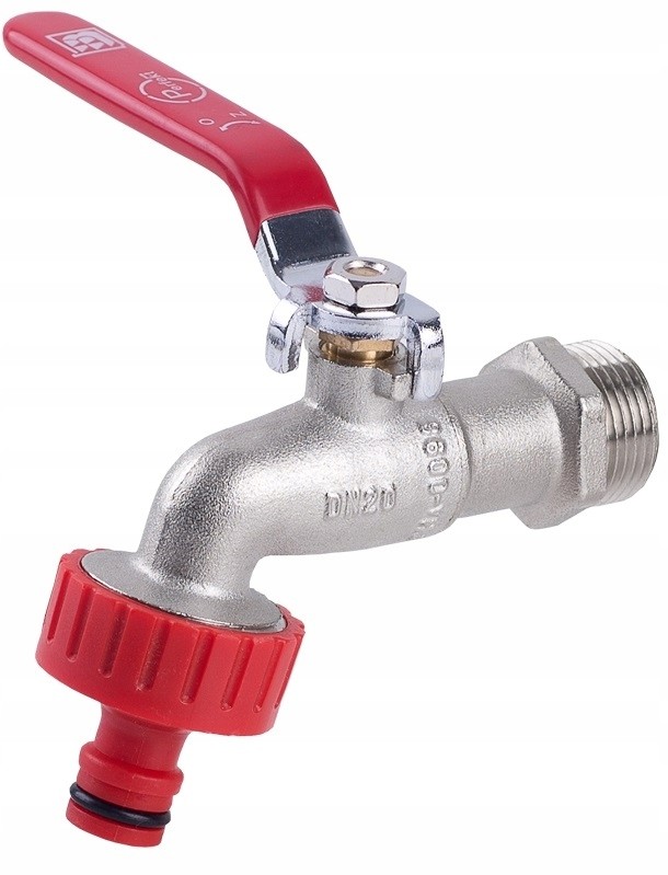 Kurek Kulowy Czerpalny 1/2'' Z Dławik Szybkozłączk