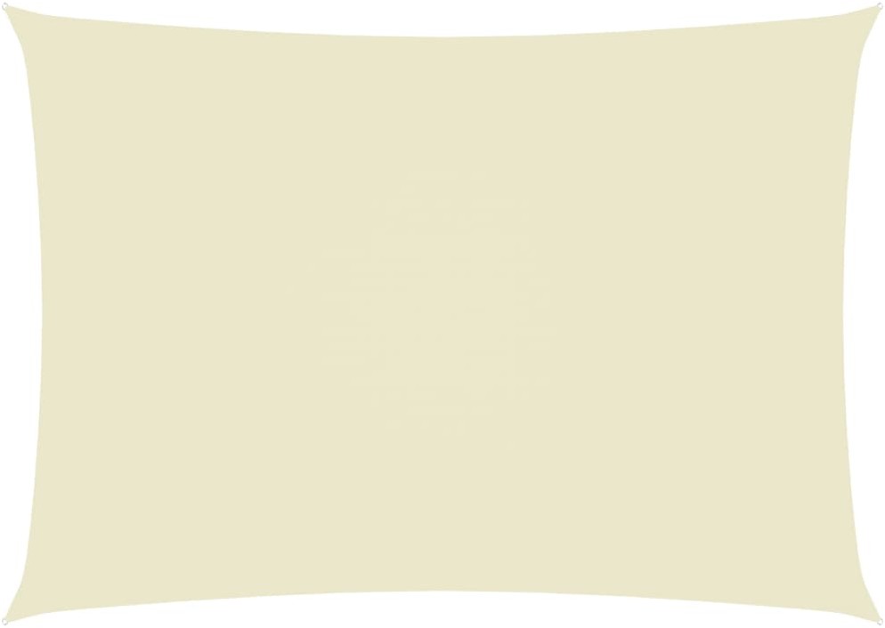 vidaXL Prostokątny żagiel ogrodowy, tkanina Oxford, 2x4,5 m, kremowy vidaXL