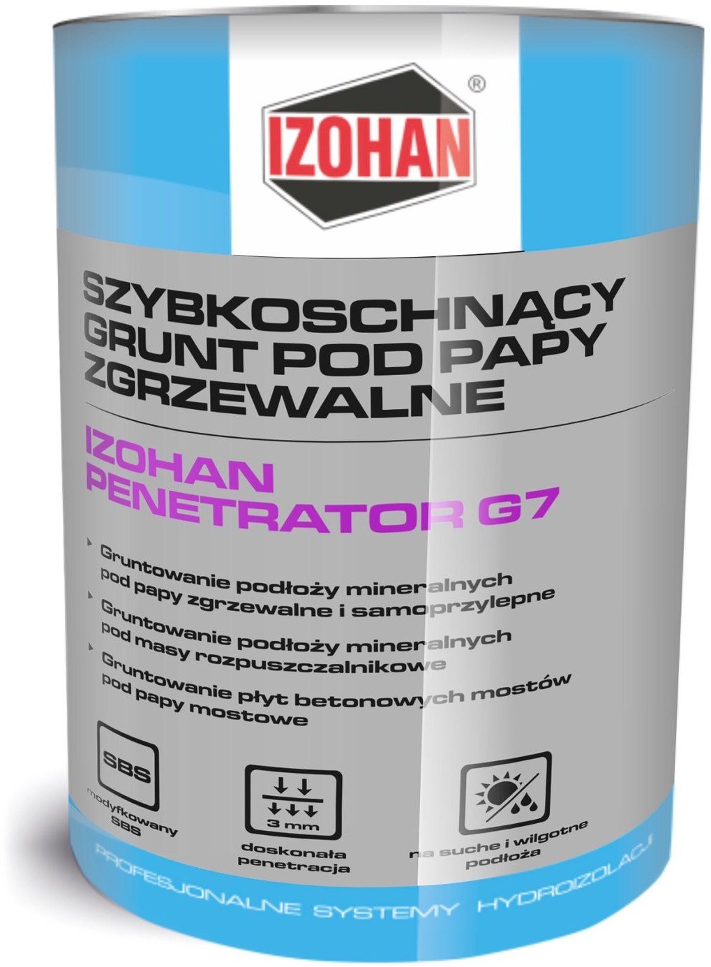 Izohan Grunt asfaltowo-żywiczny Penetrator G7 5 l