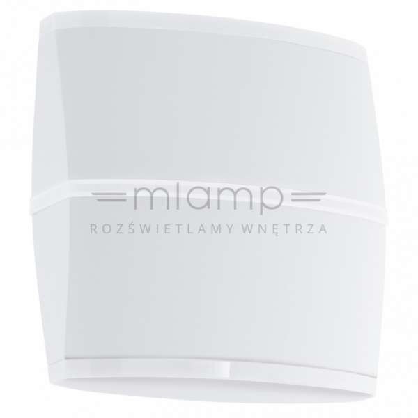 Eglo Ścienna LAMPA zewnętrzna PERAFITA 96006 elewacyjna OPRAWA kwadratowa LED 12W ogrodowy KINKIET outdoor IP44 biały 96006