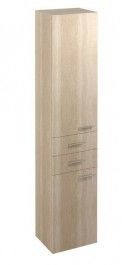 Aqualine ZOJA/KERAMIA FRESH szafka wysoka 35x184x29cm, dąb platin 51222