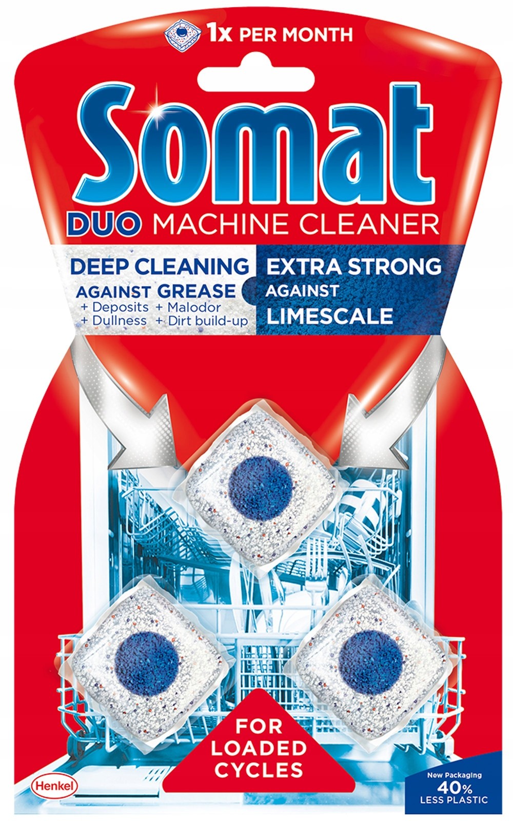 Somat Czyścik do Zmywarki Tabletki 60g 3szt