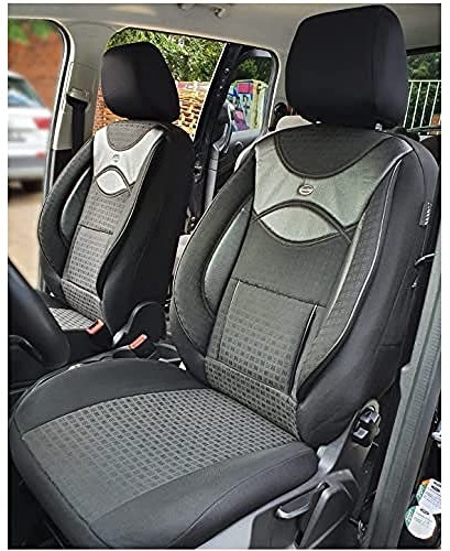 BREMER SITZBEZÜGE BREMER SITZBEZÜGE Pokrowce na siedzenia kompatybilne z Land Rover Range Rover Velar kierowców i pasażerów od 2017 128 czarny/czarny 4251707720425