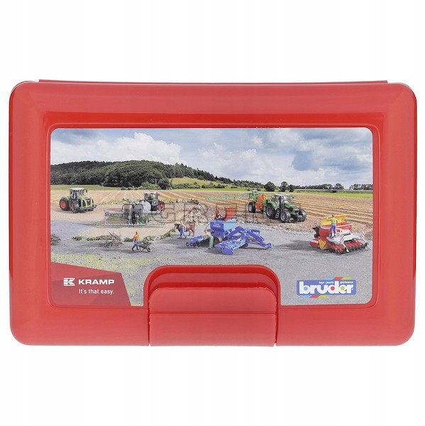 Bruder 00020 Pudełko śniadaniowe 20x13x7cm czerwon