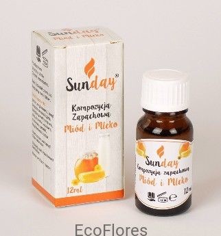 Sunday Olejek zapachowy MIÓD I MLEKO 12 ml SunDay OZMiM12ml