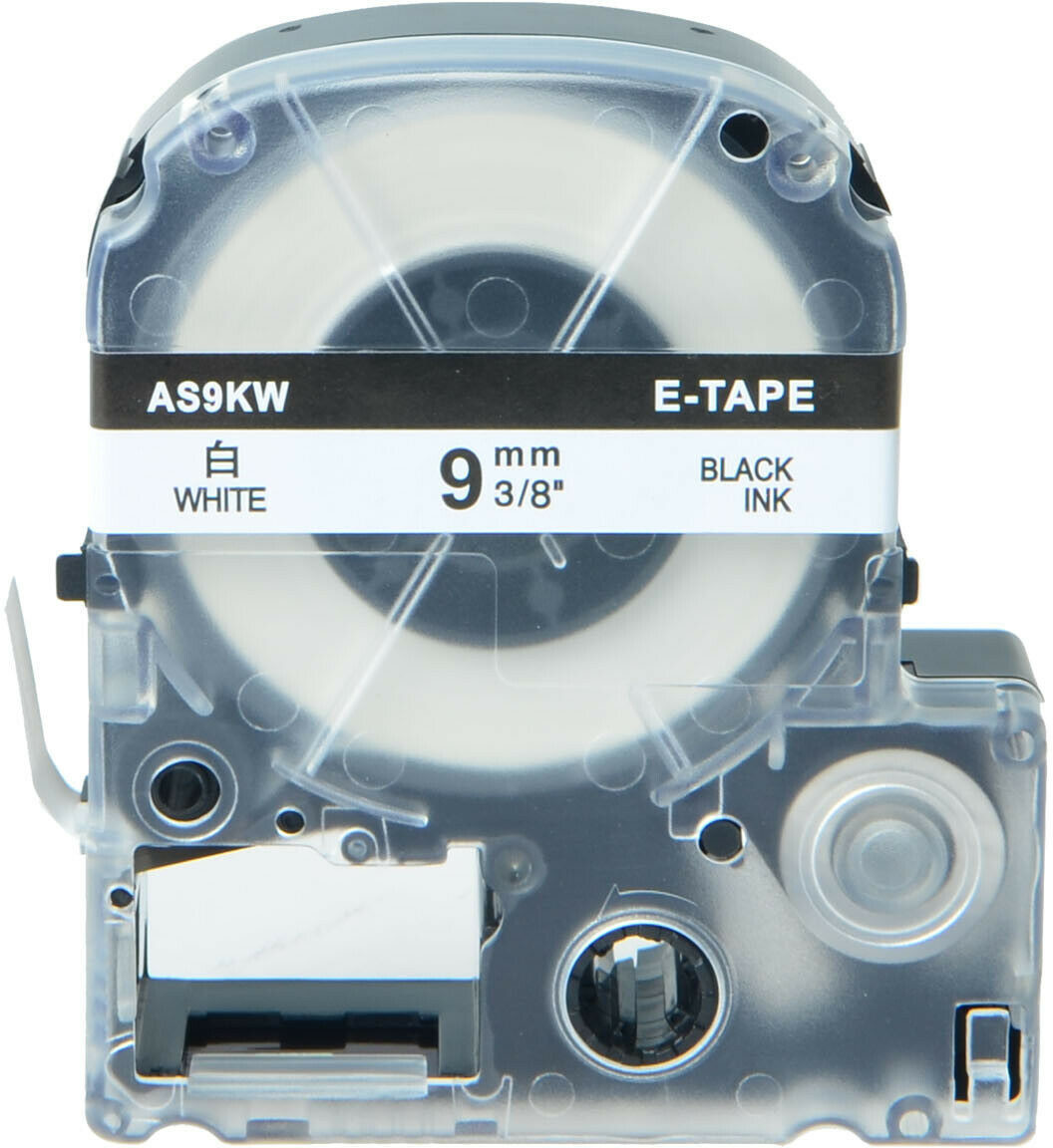 Epson LC-SS9KW, 9mm x 8m, czarny druk / biały podkład, taśma zamiennik