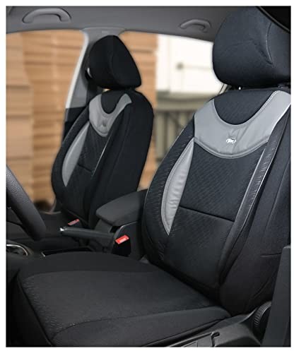 BREMER SITZBEZÜGE Pokrowce na fotele kompatybilne z BMW X3 E83 kierowcy i pasażera od 2003-2010 Numer koloru: G101 4251671647995