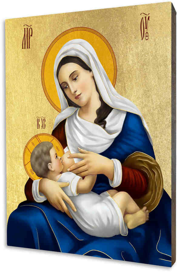Art Christiana Matka Boża Karmiąca ikona religijna ACHI191