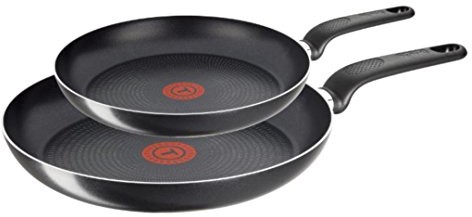 Tefal patelnia-Only Cook, zestaw 2-częściowy, czarna B31490