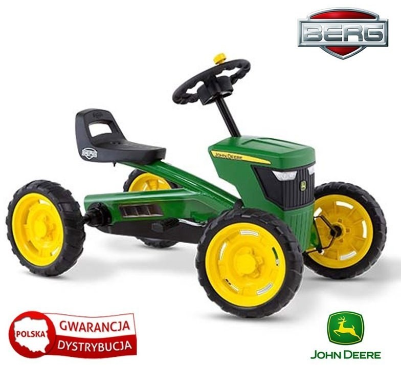 Berg Gokart na pedały John Deere Ciche koła 2-5 lat do 30 kg 24.30.11.00