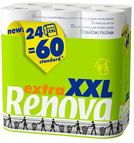 Renova papier toaletowy podwójnie  24 rolek 200050322