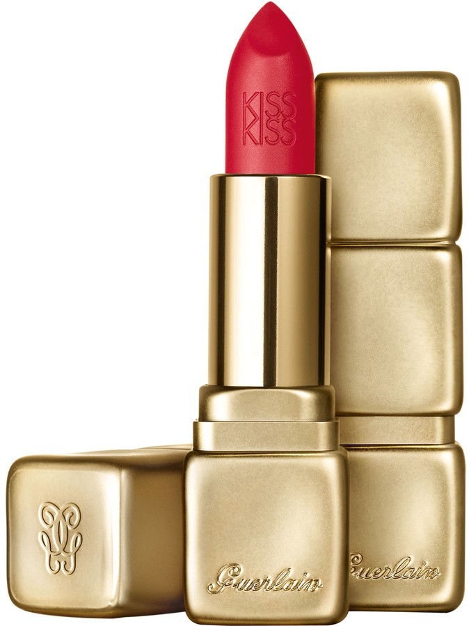 Guerlain M332 Fire Red KissKiss Matte Pomadka 3.5 g