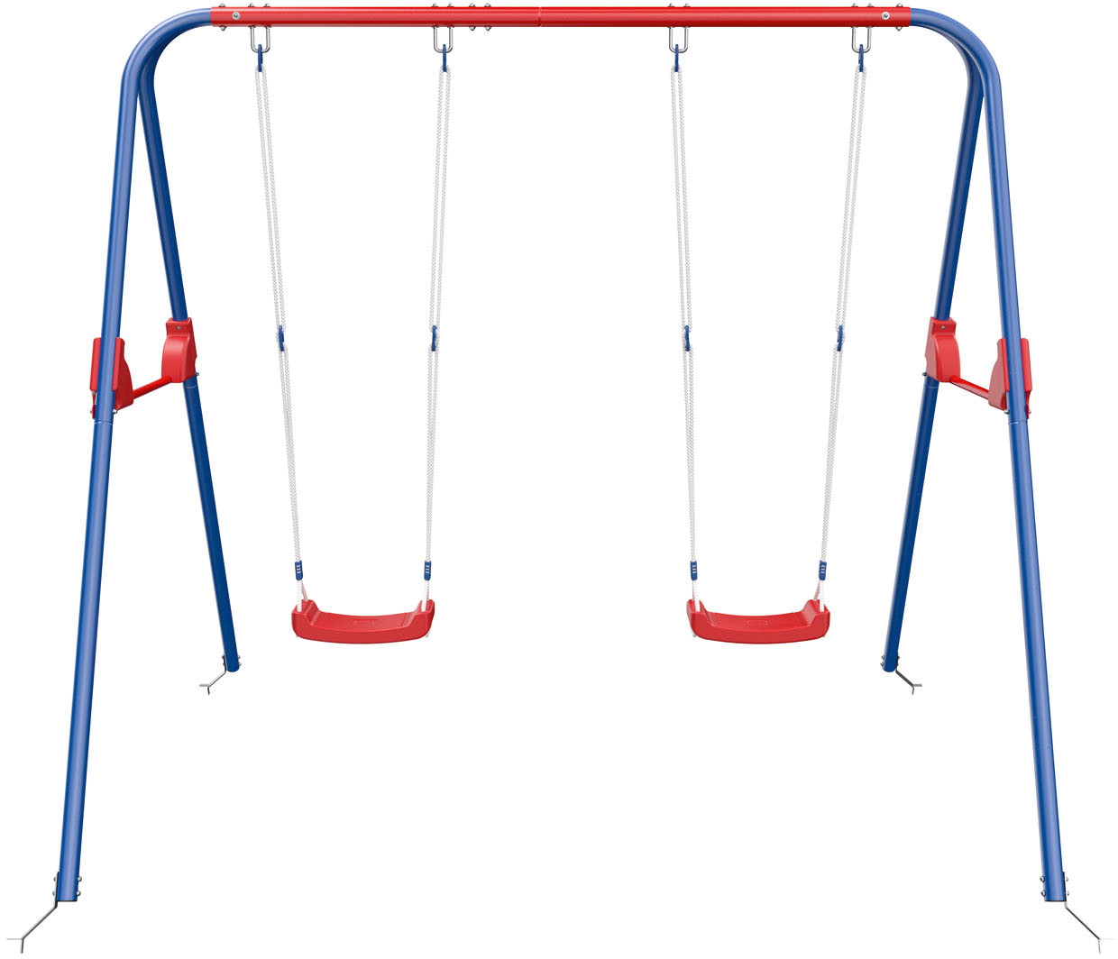 PLAYTIVE PLAYTIVE Stelaż huśtawki ogrodowej z 2 huśtawkami 4055334579537