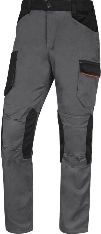 Delta-Plus M2PA3 - spodnie robocze poliestr/bawełna, gumka w talii po bokach, 7 kieszeni - 1 na miarkę, 65% poliester, 35% bawełna, 245 g/m - 5 kolorów - S-5XL