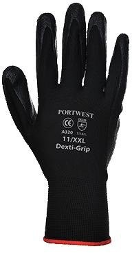 Portwest portwest Workwear dexti-Grip Glove  A320  EU/UK, S, czarny A320BKRS