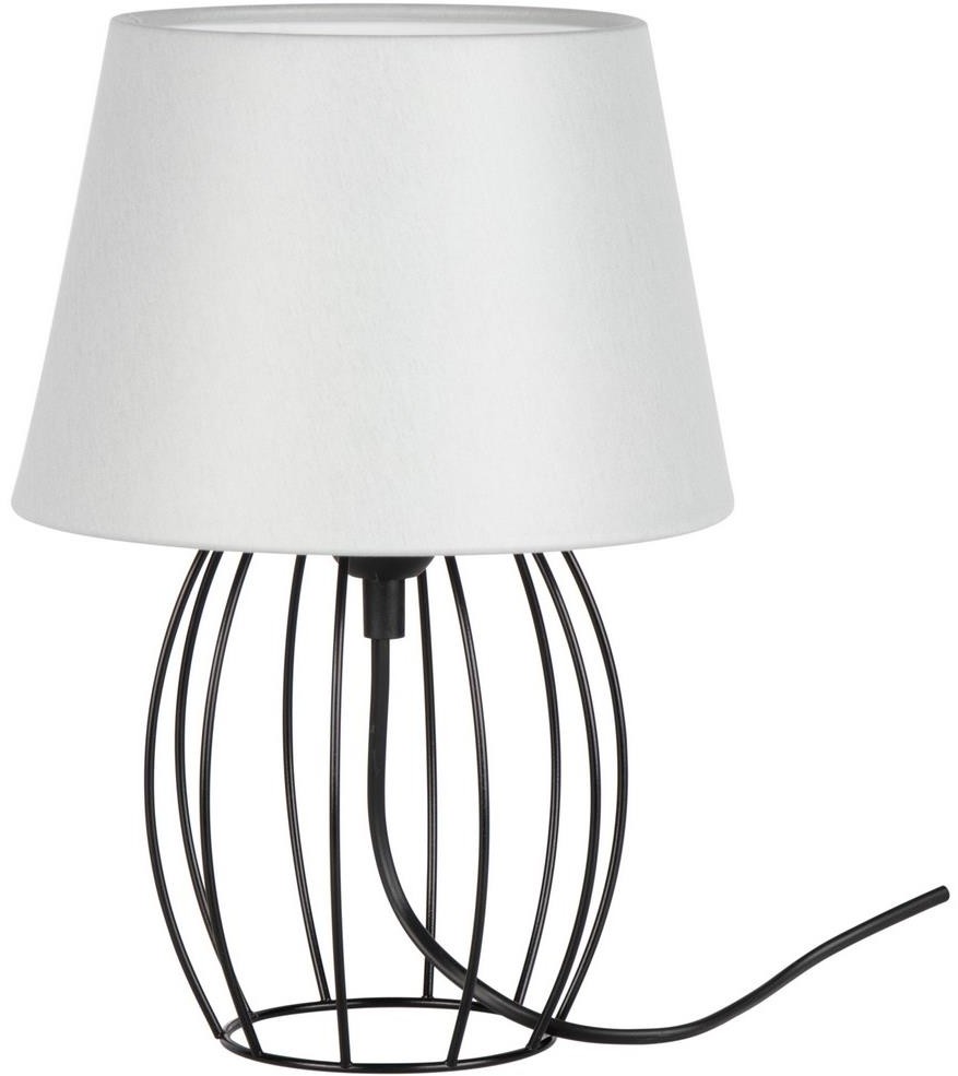 SpotLight 7664104 - Lampa stołowa MANGOO 1xE27/40W/230V szary/czarny