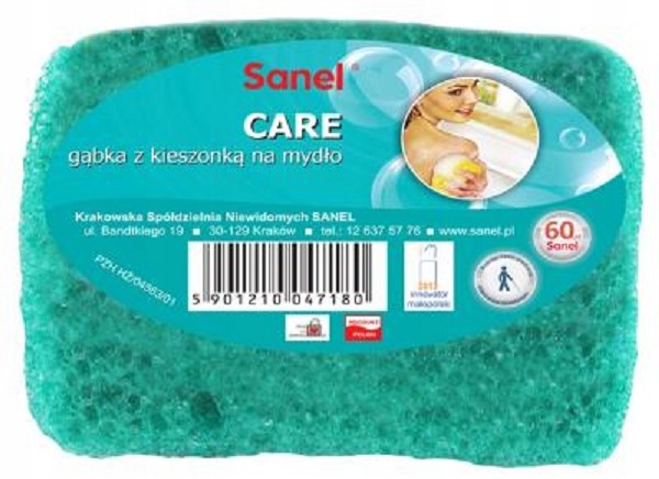Gąbka z kieszonką Chomik