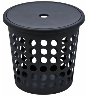 Plast Team POLAND SP. Z O.O. KOSZ NA BIELIZNĘ MEDIUM 45L CZARNY 6009