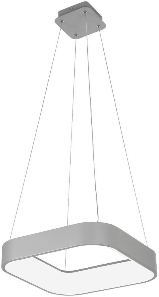 Rabalux LAMPA wisząca ADELINE 3927 metalowa OPRAWA kwadratowa LED 28W 3000K 6000K zwis szary 3927