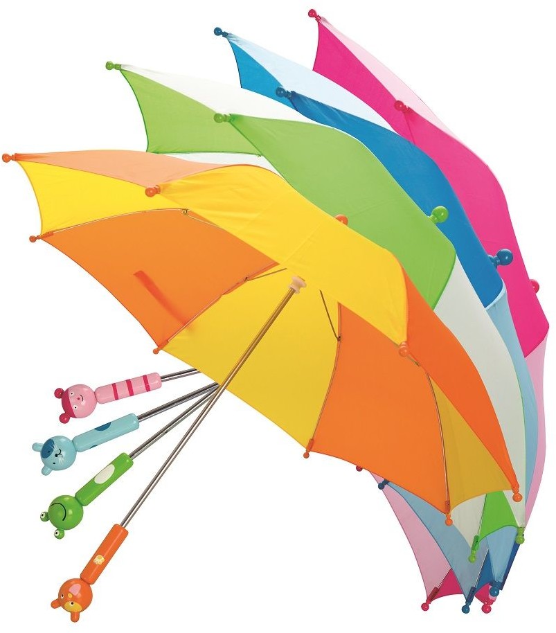 Bino Parasolka z drewnianym uchwytem 82794