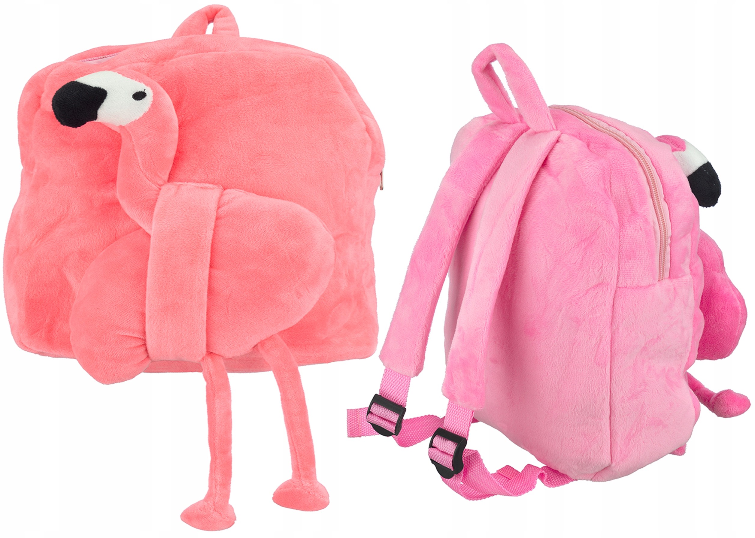 Plecak Welurowy Z Flamingiem Dla Dzieci E0725 Emaj