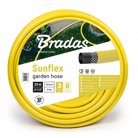 Zdjęcia - Wąż ogrodowy Bradas  Sunflex 3 warstwowy 5/8" 50m WMS5/850  1803 