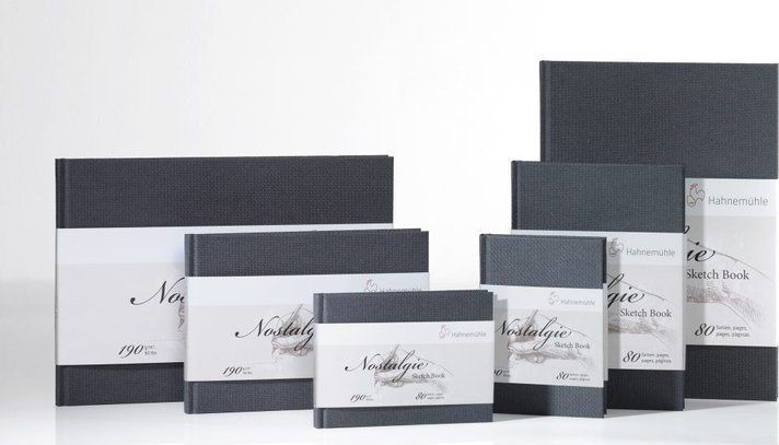 Hahnemühle HAHNEMUHLE NOSTALGIE SZKICOWNIK 190G A4 POZIOMY 40 KARTEK uniw 322364-uniw