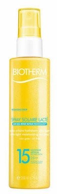 Biotherm Przeciwsłoneczny preparat nawilżający w sprayu do twarzy i ciała - Sun Spray Lacte Spf 15 Przeciwsłoneczny preparat nawilżający w sprayu do twarzy i ciała - Sun Spray Lacte Spf 15