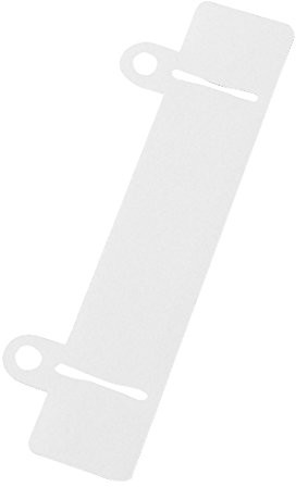 VELOFLEX Veloflex 2906000 skoroszyt, pasek do wpinania, wysuwany, PP, biały 2906000