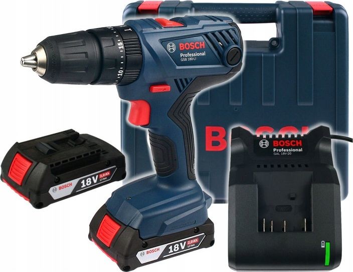 Bosch wkrętarka udarowa GSB 18 V-50 50/28Nm 2,0Ah + 5,0Ah 06019H5103