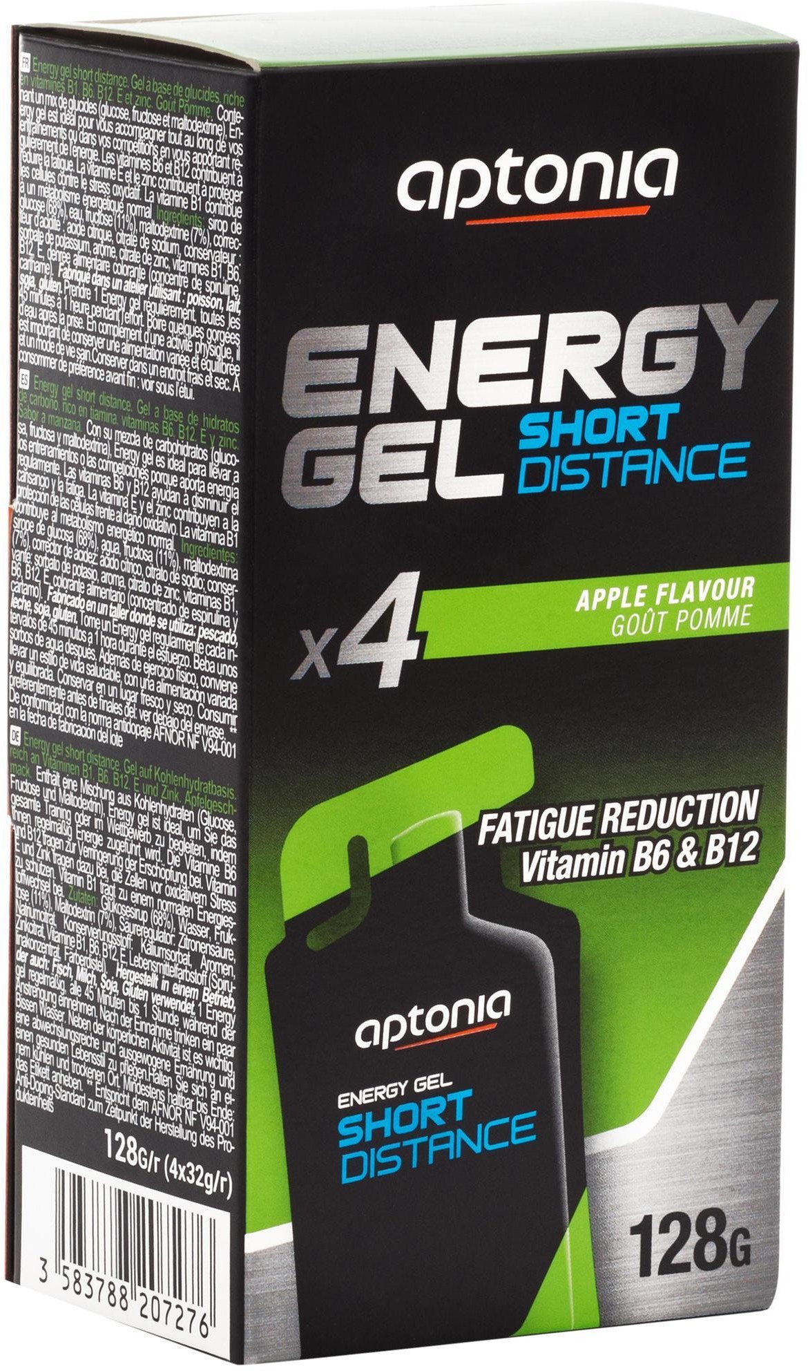 APTONIA Żel energetyczny Energy jabłkowy 4 X 32g 3583788207276