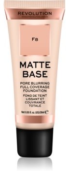 Makeup Revolution Matte Base podkład kryjący odcień F8 28 ml