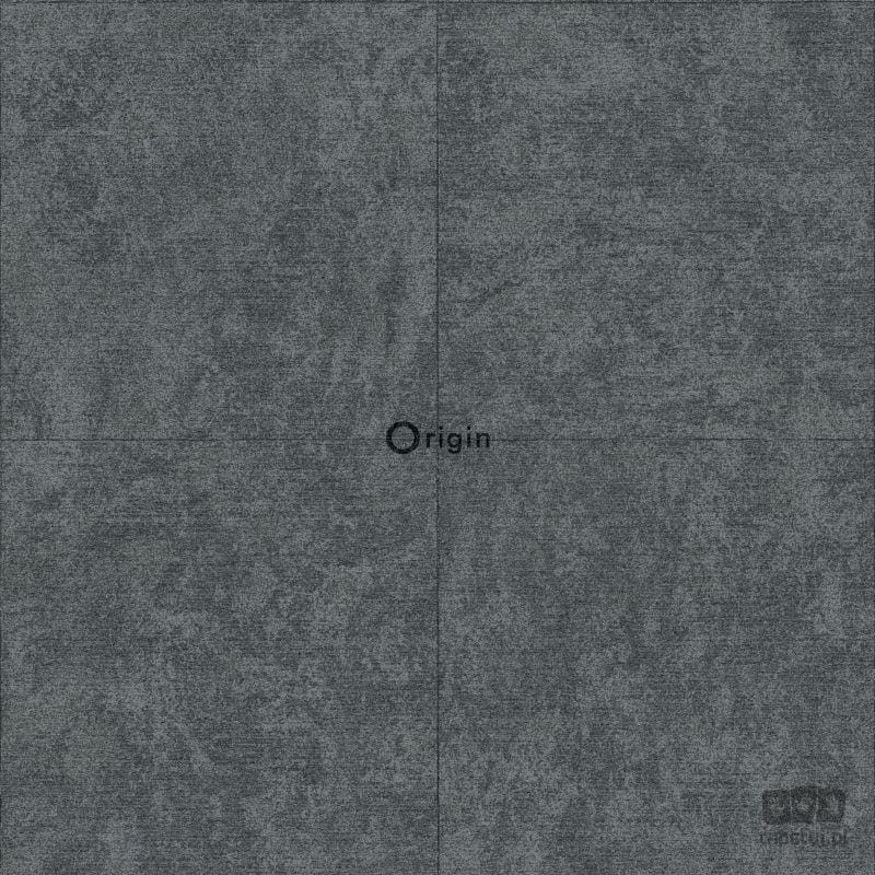 Origin Czarna tapeta na flizelinie z metalicznym wykończeniem 347413_origin