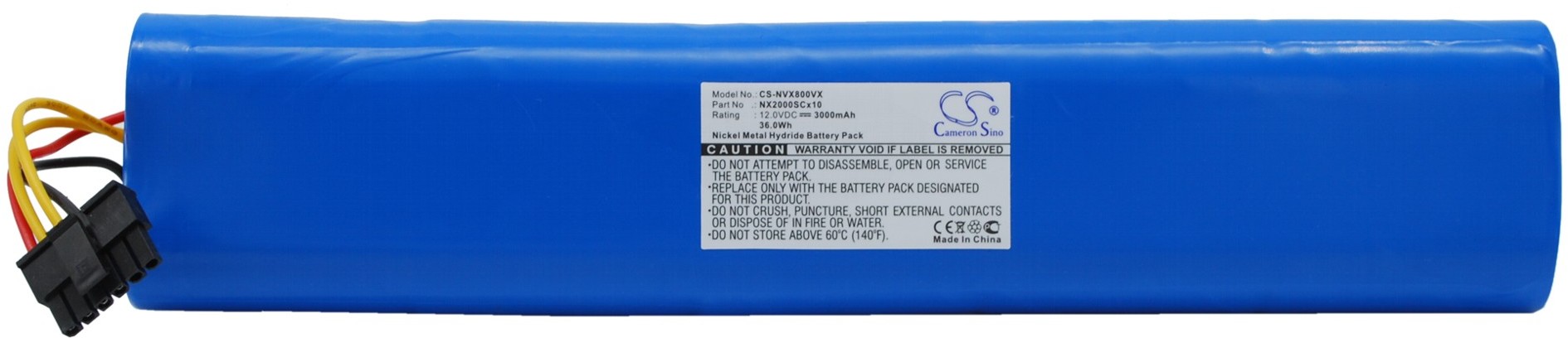 Cameron Sino Neato Botvac 70e 945-0129 3000mAh 36.00Wh Ni-MH 12.0V Cameron Sino) CS-NVX800VX