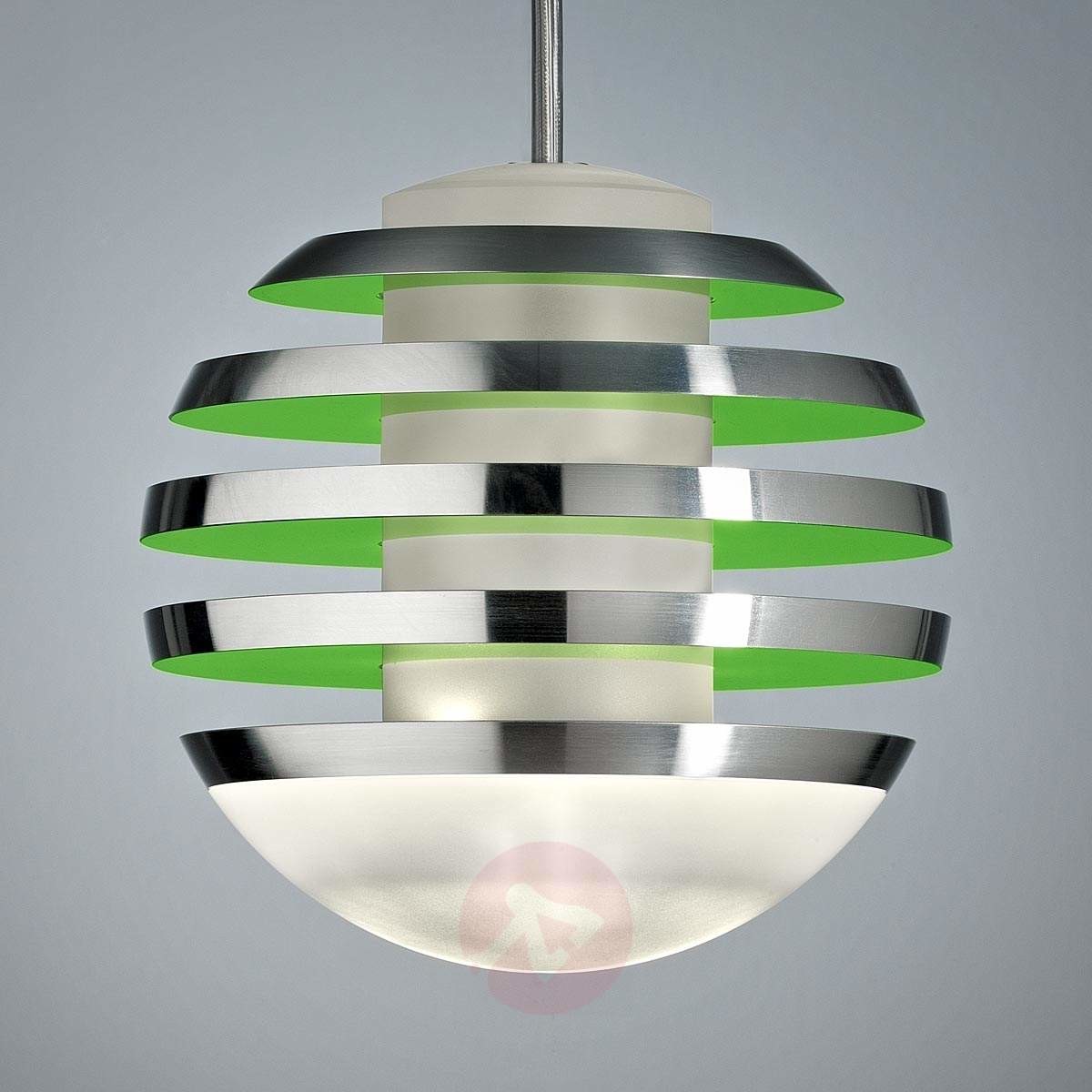 Lampa wisząca LED BULO zielona