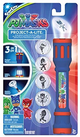 PJ Masks rzutowania 40345-latarka z 6 soczewki austuasch drutów do rzutowania, kolorowy
